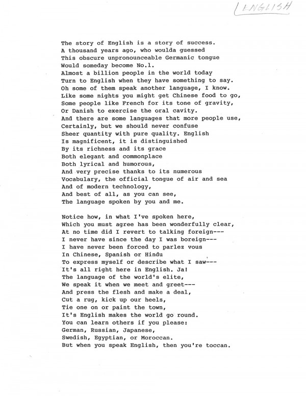 The Story of English